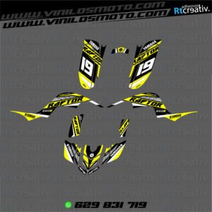 ADHESIVOS Y PEGATINAS DE VINILO PARA YAMAHA RAPTOR 660 Rt001-06
