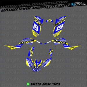 ADHESIVOS Y PEGATINAS DE VINILO PARA YAMAHA RAPTOR 660 Rt001-09