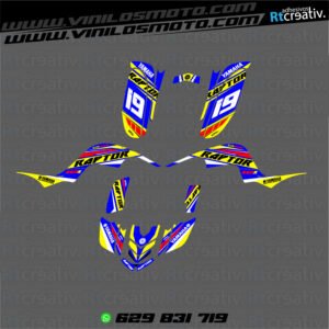 ADHESIVOS Y PEGATINAS DE VINILO PARA YAMAHA RAPTOR 660 Rt001-10