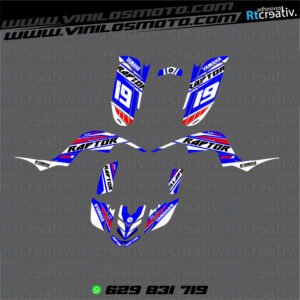 ADHESIVOS Y PEGATINAS DE VINILO PARA YAMAHA RAPTOR 660 Rt001-11