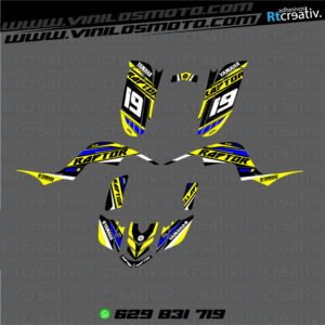 ADHESIVOS Y PEGATINAS DE VINILO PARA YAMAHA RAPTOR 660 Rt001-16