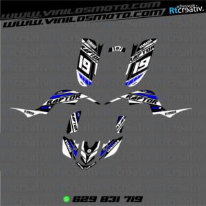 ADHESIVOS Y PEGATINAS DE VINILO PARA YAMAHA RAPTOR 660 Rt001-17
