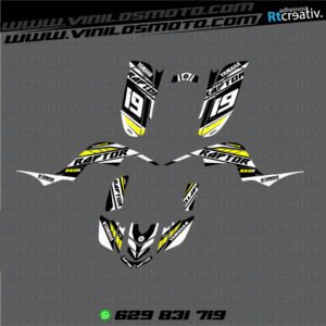ADHESIVOS Y PEGATINAS DE VINILO PARA YAMAHA RAPTOR 660 Rt001-19