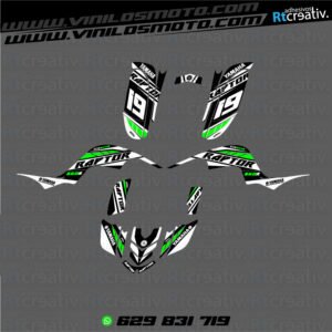 ADHESIVOS Y PEGATINAS DE VINILO PARA YAMAHA RAPTOR 660 Rt001-20