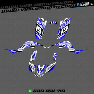 ADHESIVOS Y PEGATINAS DE VINILO PARA YAMAHA RAPTOR 660 Rt001-22