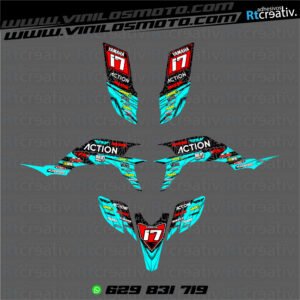 ADHESIVOS Y PEGATINAS DE VINILO PARA YAMAHA YFZ 450 Rt002-01