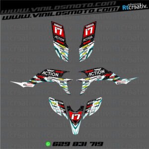 ADHESIVOS Y PEGATINAS DE VINILO PARA YAMAHA YFZ 450 Rt002-03