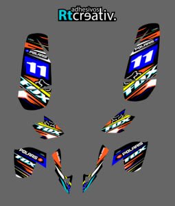 ADHESIVOS Y PEGATINAS DE VINILO PARA POLARIS PREDATOR 500 Rt002-03