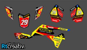 ADHESIVOS Y PEGATINAS DE VINILO PARA SUZUKI LTR 450 Rt002-07