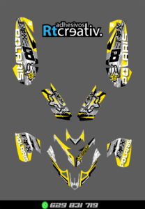 ADHESIVOS Y PEGATINAS DE VINILO PARA POLARIS PREDATOR 500 Rt003-03