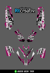 ADHESIVOS Y PEGATINAS DE VINILO PARA POLARIS PREDATOR 500 Rt003-07