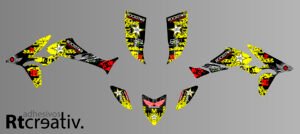 ADHESIVOS Y PEGATINAS DE VINILO PARA HONDA TRX 450 Rt003-02