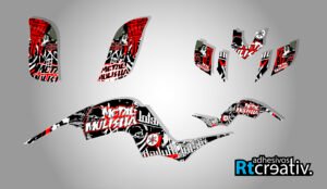 ADHESIVOS Y PEGATINAS DE VINILO PARA YAMAHA RAPTOR 660 Rt004-01