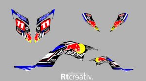 ADHESIVOS Y PEGATINAS DE VINILO PARA YAMAHA RAPTOR 700 Rt004-01