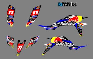ADHESIVOS Y PEGATINAS DE VINILO PARA YAMAHA YFZ 450 Rt004-01