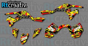 ADHESIVOS Y PEGATINAS DE VINILO PARA SUZUKI LTR 450 Rt004-01