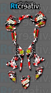 ADHESIVOS Y PEGATINAS DE VINILO PARA SUZUKI LTR 450 Rt004-07