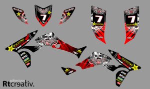 ADHESIVOS Y PEGATINAS DE VINILO PARA HONDA TRX 450 Rt004-01