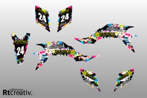 ADHESIVOS Y PEGATINAS DE VINILO PARA YAMAHA YFZ 450 Rt005-01