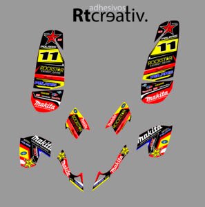 ADHESIVOS Y PEGATINAS DE VINILO PARA POLARIS PREDATOR 500 Rt005-01