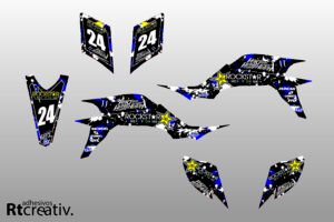 ADHESIVOS Y PEGATINAS DE VINILO PARA YAMAHA YFZ 450 Rt005-02