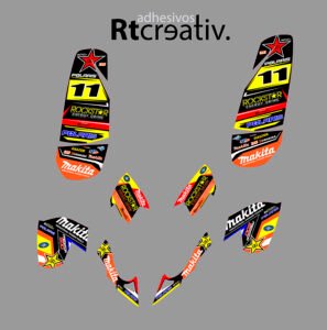 ADHESIVOS Y PEGATINAS DE VINILO PARA POLARIS PREDATOR 500 Rt005-04