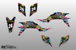 ADHESIVOS Y PEGATINAS DE VINILO PARA YAMAHA YFZ 450 Rt005-05