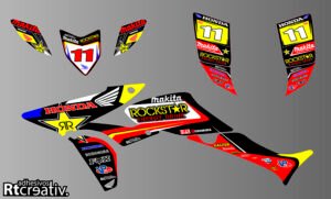 ADHESIVOS Y PEGATINAS DE VINILO PARA HONDA TRX 450 Rt005-02