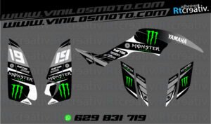 ADHESIVOS Y PEGATINAS DE VINILO PARA YAMAHA RAPTOR 350 Rt004-01
