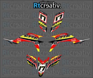 ADHESIVOS Y PEGATINAS DE VINILO PARA YAMAHA YFZ 450 Rt006-03