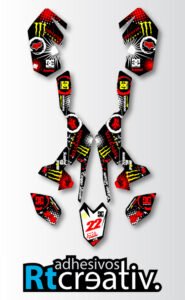 ADHESIVOS Y PEGATINAS DE VINILO PARA SUZUKI LTR 450 Rt006-07