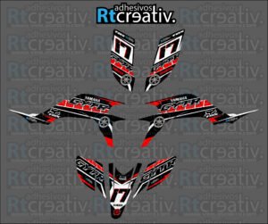 ADHESIVOS Y PEGATINAS DE VINILO PARA YAMAHA YFZ 450 Rt006-08