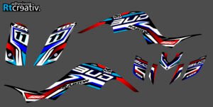ADHESIVOS Y PEGATINAS DE VINILO PARA YAMAHA RAPTOR 660 Rt006-01
