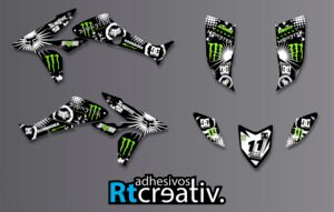 ADHESIVOS Y PEGATINAS DE VINILO PARA HONDA TRX 450 Rt006-01