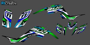 ADHESIVOS Y PEGATINAS DE VINILO PARA YAMAHA RAPTOR 660 Rt006-02