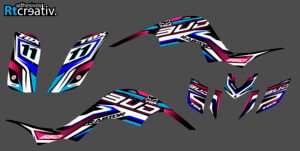 ADHESIVOS Y PEGATINAS DE VINILO PARA YAMAHA RAPTOR 660 Rt006-03