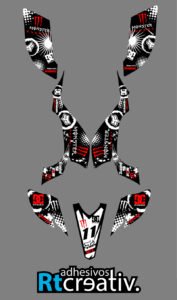 ADHESIVOS Y PEGATINAS DE VINILO PARA YAMAHA YFZ 450 Rt007-01