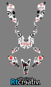 ADHESIVOS Y PEGATINAS DE VINILO PARA YAMAHA YFZ 450 Rt007-04