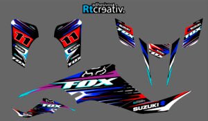 ADHESIVOS Y PEGATINAS DE VINILO PARA SUZUKI LTZ 400 Rt007-01