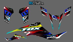 ADHESIVOS Y PEGATINAS DE VINILO PARA SUZUKI LTZ 400 Rt007-02