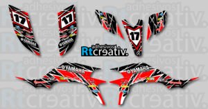 ADHESIVOS Y PEGATINAS DE VINILO PARA YAMAHA YFZ 450 Rt008-01