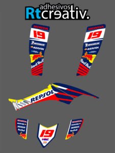 ADHESIVOS Y PEGATINAS DE VINILO PARA HONDA TRX 400 Rt008-01