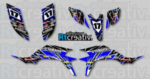 ADHESIVOS Y PEGATINAS DE VINILO PARA YAMAHA YFZ 450 Rt008-02