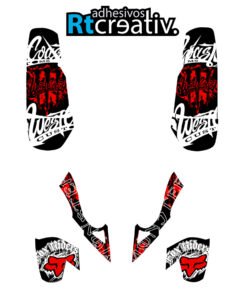 ADHESIVOS Y PEGATINAS DE VINILO PARA POLARIS PREDATOR 500 Rt008-02