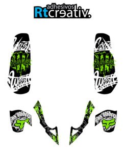 ADHESIVOS Y PEGATINAS DE VINILO PARA POLARIS PREDATOR 500 Rt008-03
