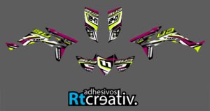 ADHESIVOS Y PEGATINAS DE VINILO PARA HONDA TRX 450 Rt008-04