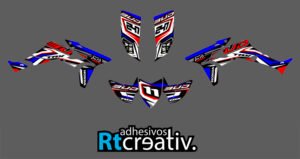 ADHESIVOS Y PEGATINAS DE VINILO PARA HONDA TRX 450 Rt008-05