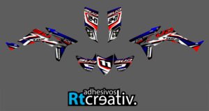 ADHESIVOS Y PEGATINAS DE VINILO PARA HONDA TRX 450 Rt008-06