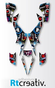 ADHESIVOS Y PEGATINAS DE VINILO PARA SUZUKI LTZ 400 Rt008-02