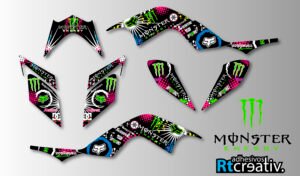 ADHESIVOS Y PEGATINAS DE VINILO PARA YAMAHA RAPTOR 700 Rt008-01